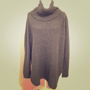 Anthracite (dark gray) turtleneck sweater, XL